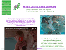 Tablet Screenshot of middlegeorgialittleswimmers.com